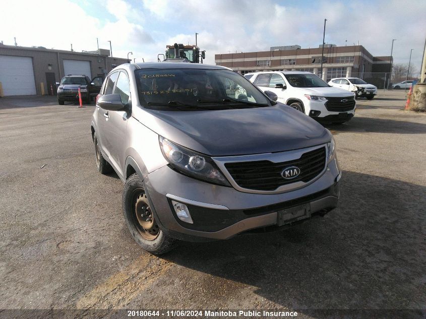 2011 Kia Sportage Lx VIN: KNDPB3A21B7136688 Lot: 20180644