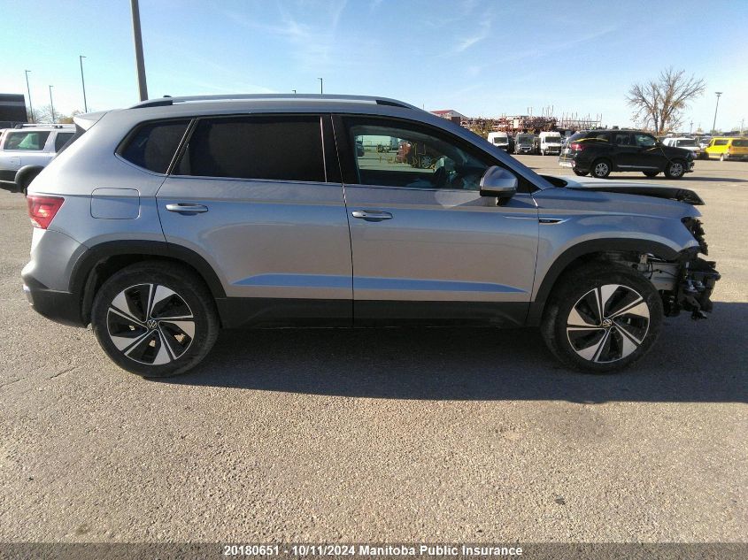 2024 Volkswagen Taos Comfortline 1.5 Tsi VIN: 3VVUX7B24RM099230 Lot: 20180651