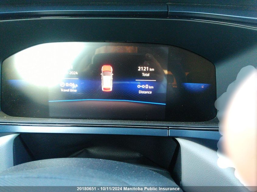 2024 Volkswagen Taos Comfortline 1.5 Tsi VIN: 3VVUX7B24RM099230 Lot: 20180651