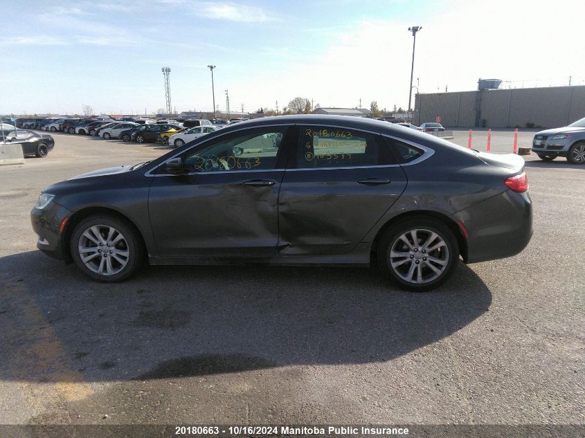 2016 Chrysler 200 Limited VIN: 1C3CCCAB7GN103374 Lot: 20180663