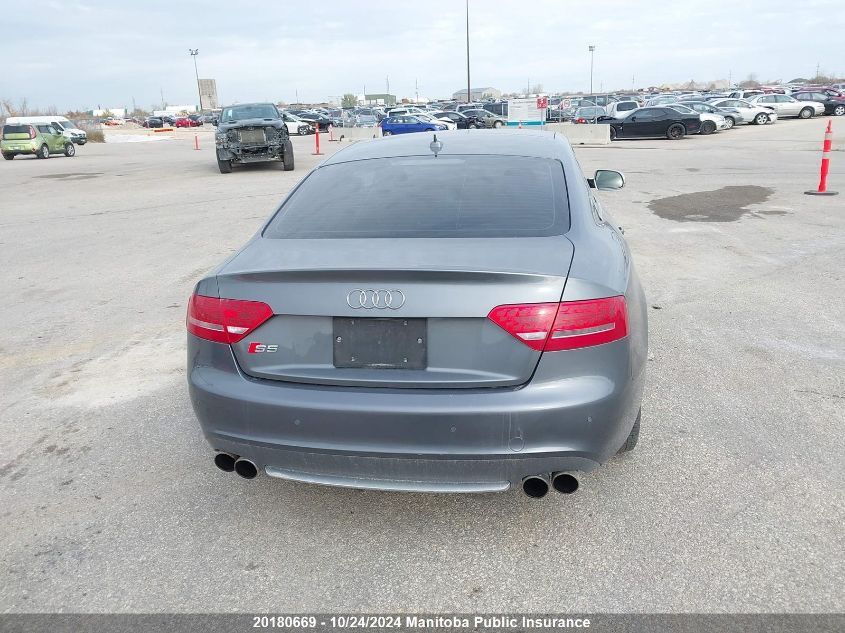 2012 Audi S5 4.2 Quattro VIN: WAULVBFR3CA007102 Lot: 20180669