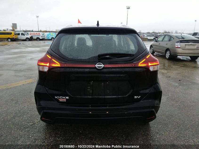 2022 Nissan Kicks Sv VIN: 3N1CP5CV5NL512198 Lot: 20180680