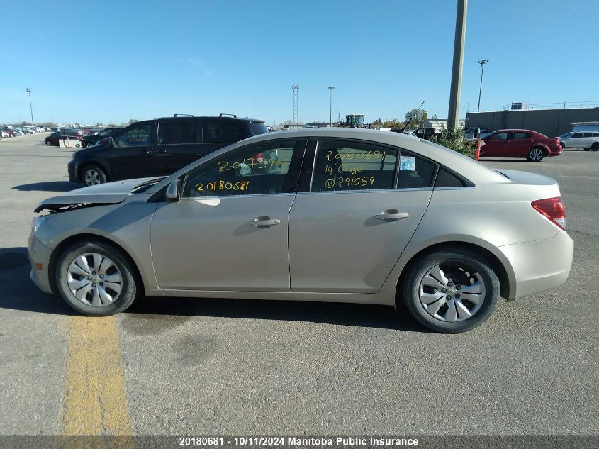 2014 Chevrolet Cruze Lt Turbo VIN: 1G1PC5SB2E7291559 Lot: 20180681