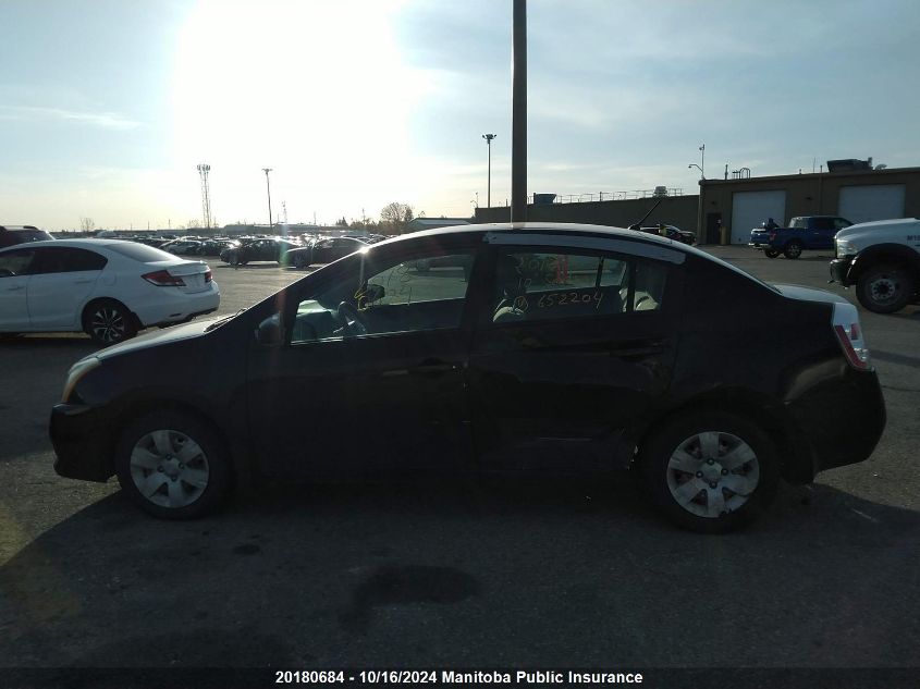 2010 Nissan Sentra 2.0 VIN: 3N1AB6AP2AL652204 Lot: 20180684