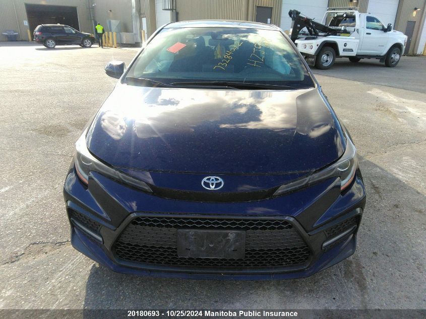 2020 Toyota Corolla Se VIN: 5YFB4RBE8LP009047 Lot: 20180693