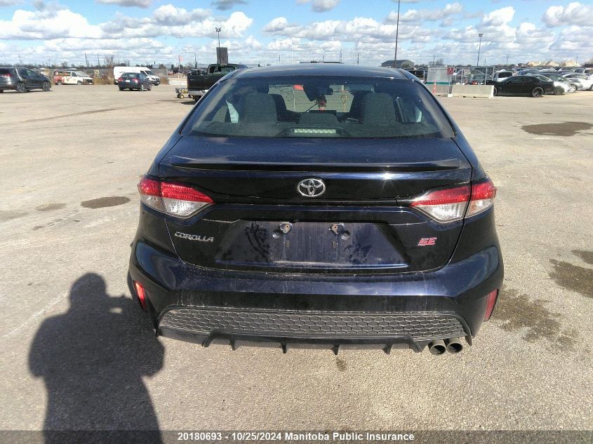 2020 Toyota Corolla Se VIN: 5YFB4RBE8LP009047 Lot: 20180693