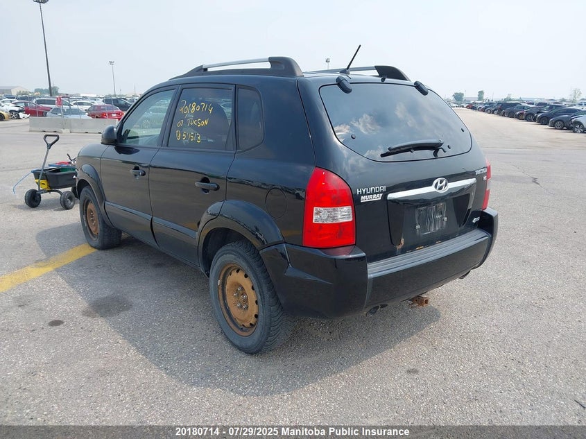 2007 Hyundai Tucson Gl/Gls VIN: KM8JM72D77U511513 Lot: 20180714