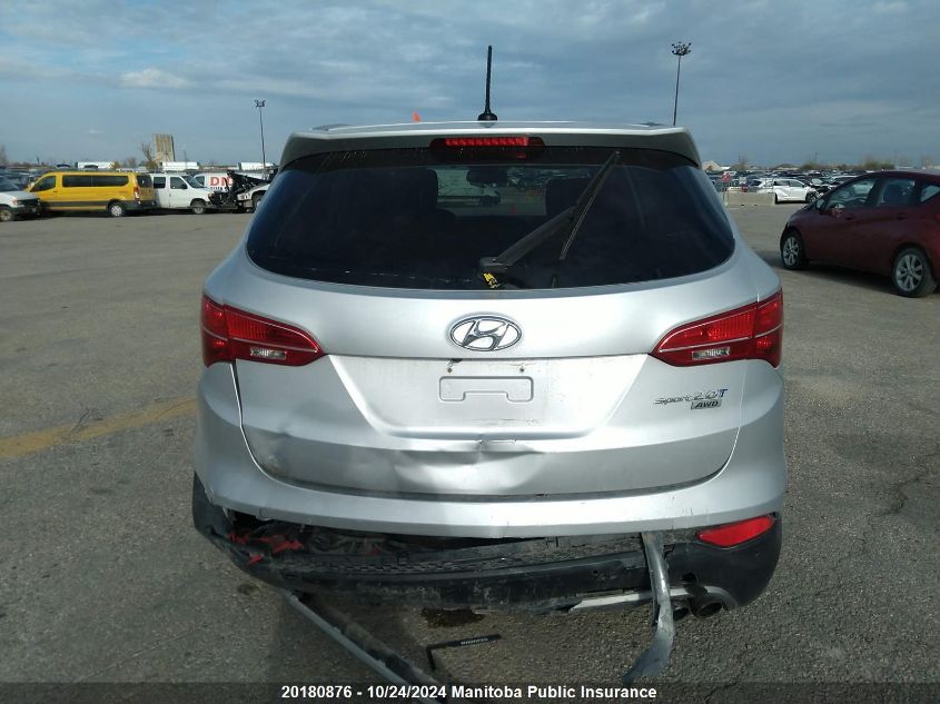 2013 Hyundai Santa Fe 2.0T VIN: 5XYZUDLA1DG104634 Lot: 20180876