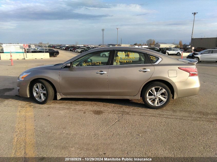 2013 Nissan Altima 2.5 Sv VIN: 1N4AL3AP1DN458413 Lot: 20180929