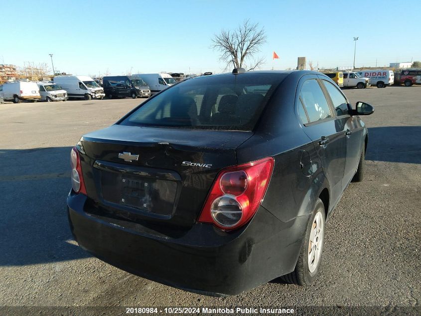 2015 Chevrolet Sonic Ls VIN: 1G1JA5SH7F4134872 Lot: 20180984