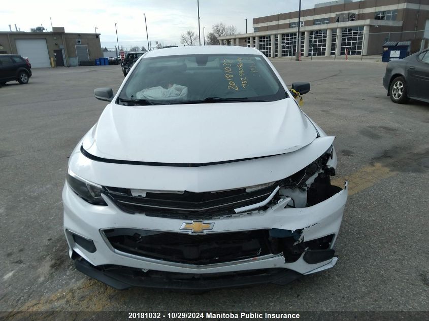 2016 Chevrolet Malibu Ls VIN: 1G1ZC5ST2GF301808 Lot: 20181032