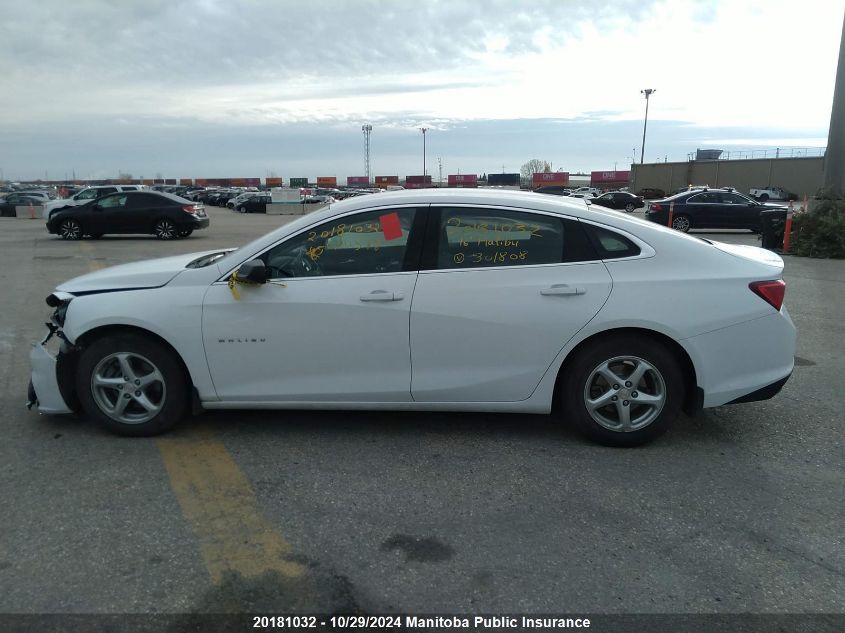 2016 Chevrolet Malibu Ls VIN: 1G1ZC5ST2GF301808 Lot: 20181032