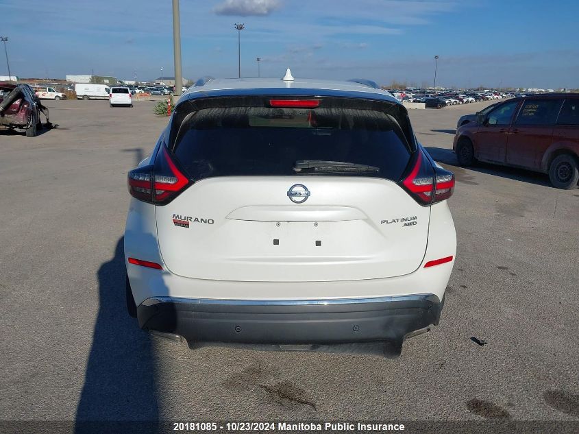 2019 Nissan Murano Platinum VIN: 5N1AZ2MS8KN155379 Lot: 20181085