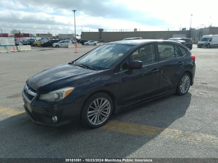 2012 Subaru Impreza 2.0I VIN: JF1GPAD66CH208653 Lot: 20181091