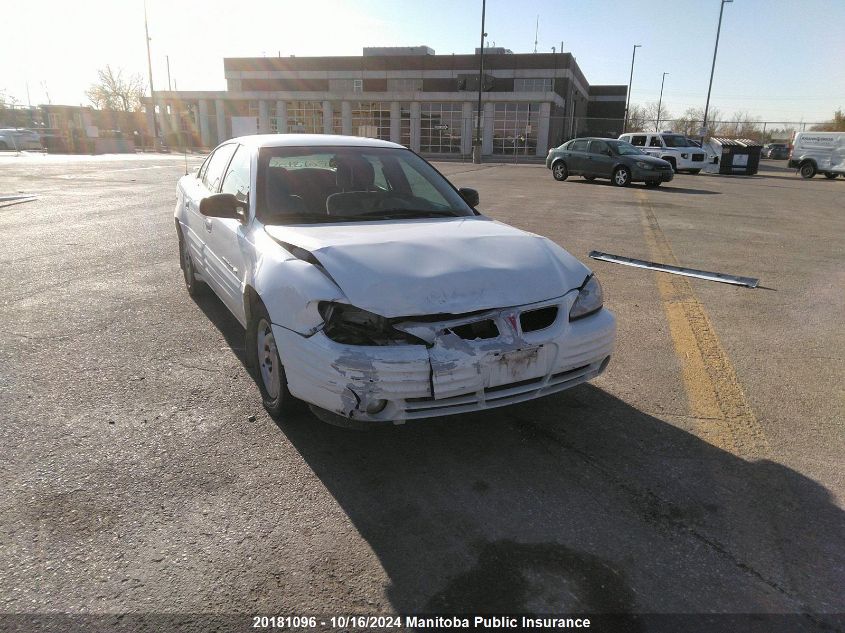 1999 Pontiac Grand Am Se VIN: 1G2NE52T0XC540313 Lot: 20181096