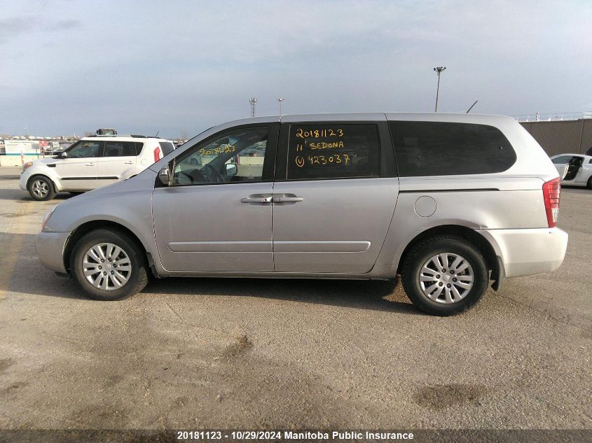 2011 Kia Sedona Ex Luxury VIN: KNDMG4C73B6423037 Lot: 20181123