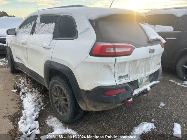 2015 Jeep Cherokee Trailhawk VIN: 1C4PJMBS0FW596041 Lot: 20181188