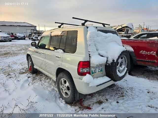 2007 Mitsubishi Pajero Io VIN: H77W5602869 Lot: 20181222