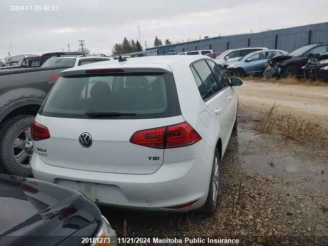 2015 Volkswagen Golf 1.8 Tsi VIN: 3VW117AUXFM080180 Lot: 20181273