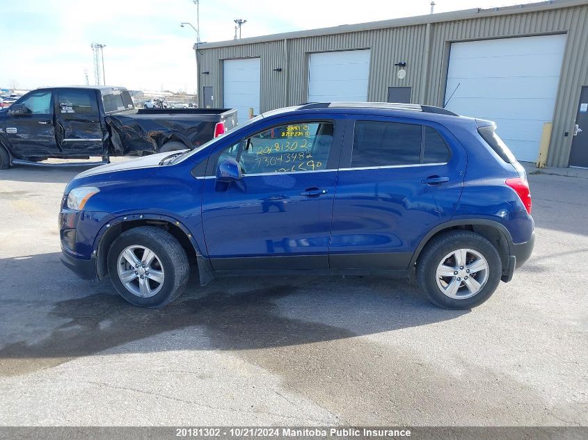 2015 Chevrolet Trax Lt VIN: 3GNCJRSB5FL183458 Lot: 20181302