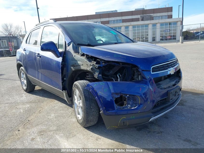 2015 Chevrolet Trax Lt VIN: 3GNCJRSB5FL183458 Lot: 20181302