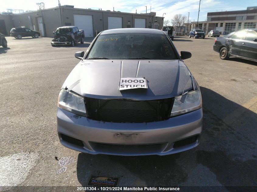 2013 Dodge Avenger Se VIN: 1C3CDZAB8DN618587 Lot: 20181304