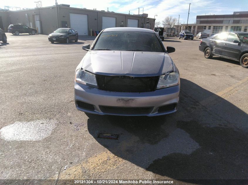 2013 Dodge Avenger Se VIN: 1C3CDZAB8DN618587 Lot: 20181304