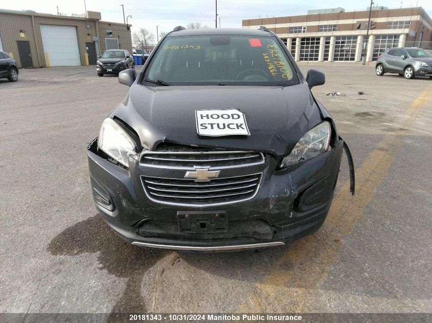 2016 Chevrolet Trax Lt VIN: 3GNCJPSB7GL140164 Lot: 20181343