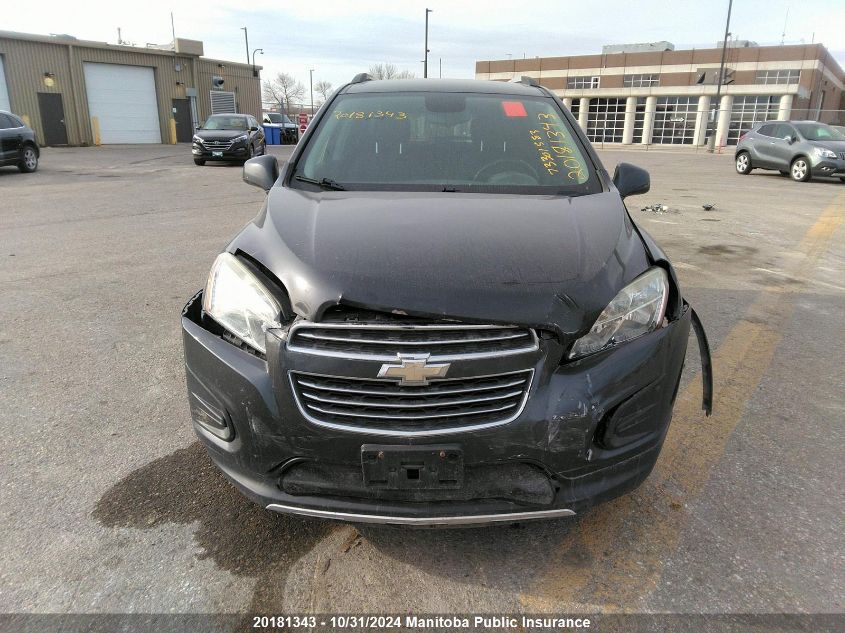 2016 Chevrolet Trax Lt VIN: 3GNCJPSB7GL140164 Lot: 20181343