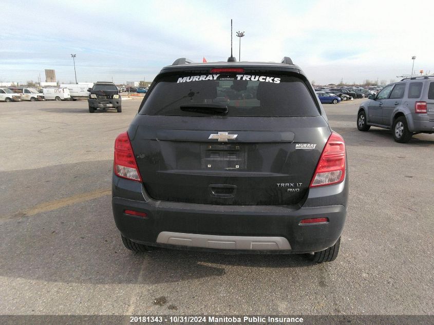 2016 Chevrolet Trax Lt VIN: 3GNCJPSB7GL140164 Lot: 20181343