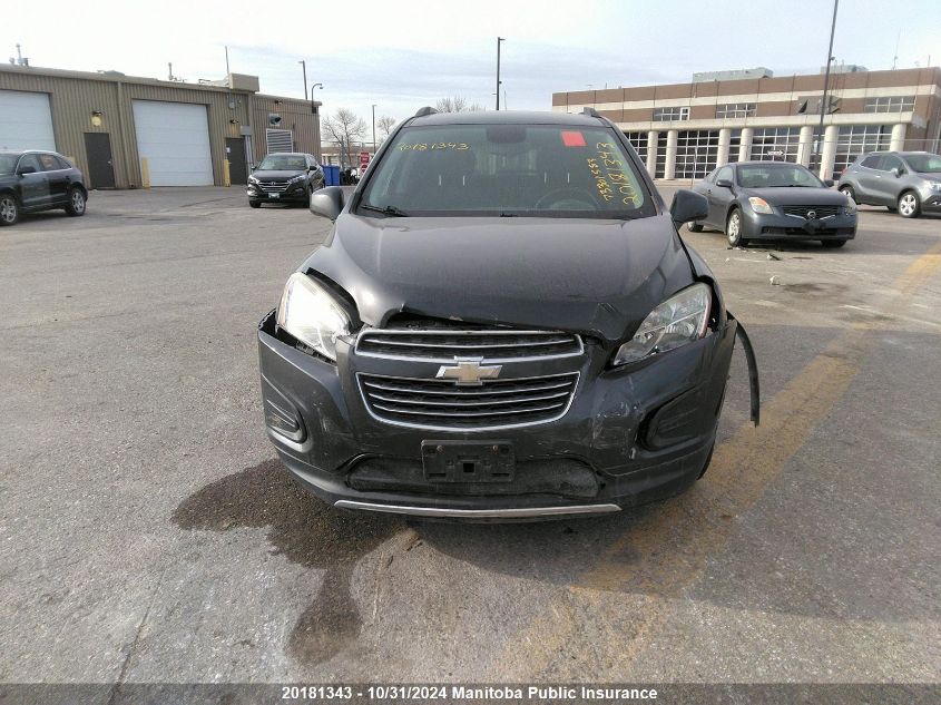2016 Chevrolet Trax Lt VIN: 3GNCJPSB7GL140164 Lot: 20181343