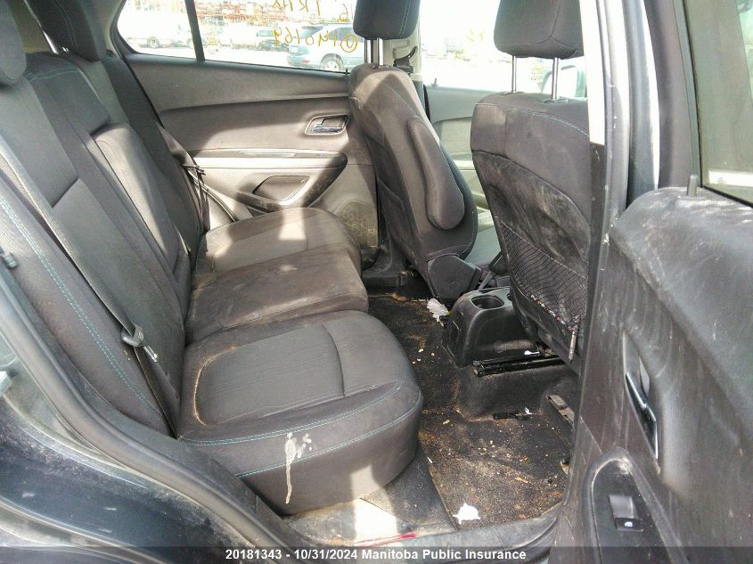 2016 Chevrolet Trax Lt VIN: 3GNCJPSB7GL140164 Lot: 20181343