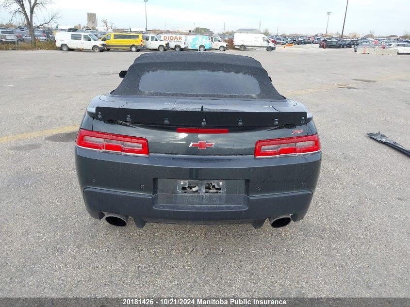 2015 Chevrolet Camaro Lt VIN: 2G1FD3D34F9140130 Lot: 20181426