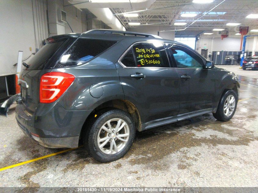 2017 Chevrolet Equinox VIN: 2GNFLFEK4H6310600 Lot: 20181430