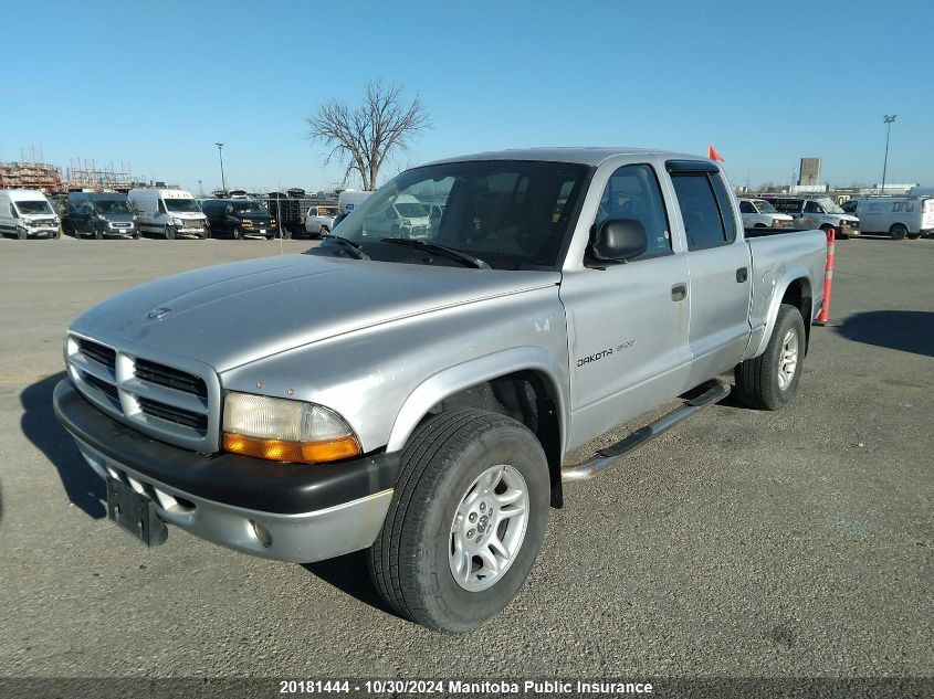 2002 Dodge Dakota Sport V8 Quad Cab VIN: 1B7HG38N12S682765 Lot: 20181444