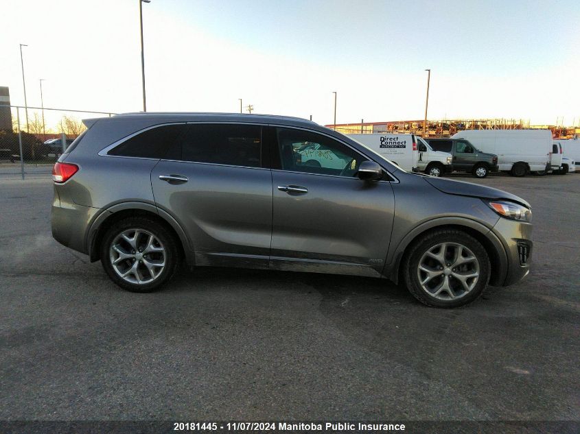 2018 Kia Sorento Sx V6 VIN: 5XYPKDA5XJG344232 Lot: 20181445