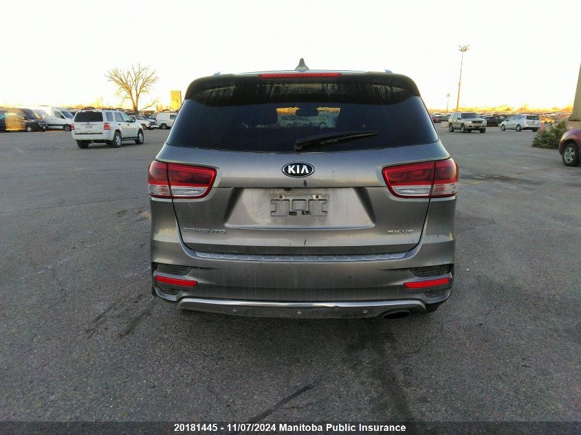 2018 Kia Sorento Sx V6 VIN: 5XYPKDA5XJG344232 Lot: 20181445