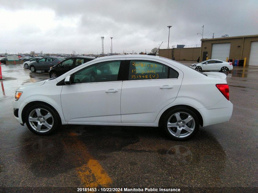 2015 Chevrolet Sonic Lt VIN: 1G1JC5SH8F4151948 Lot: 20181453