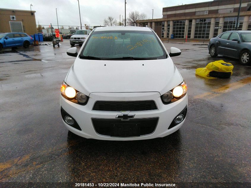 2015 Chevrolet Sonic Lt VIN: 1G1JC5SH8F4151948 Lot: 20181453