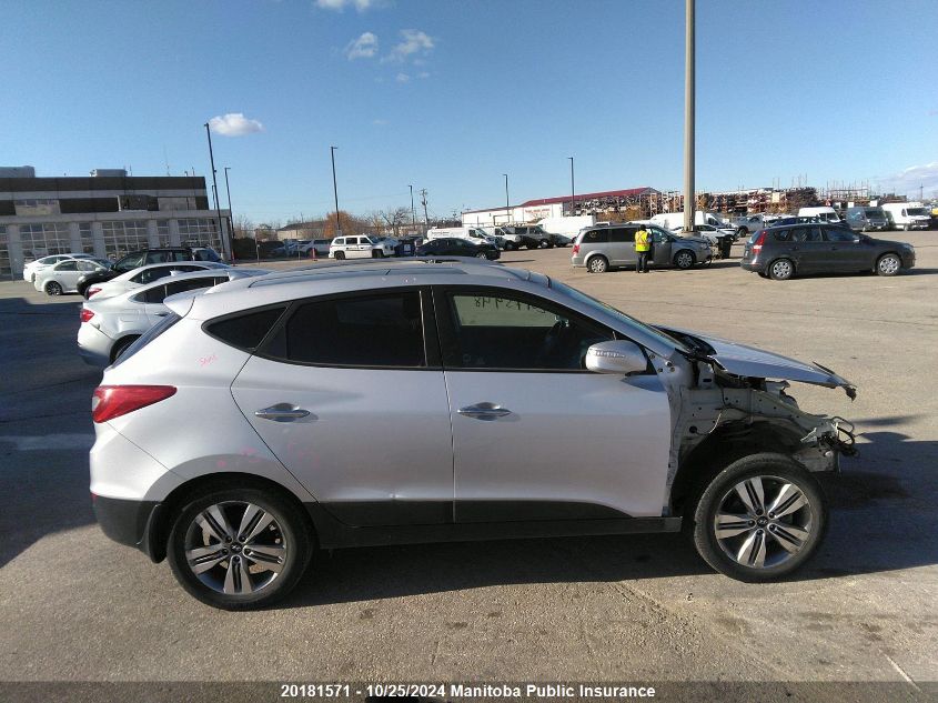 2014 Hyundai Tucson Limited VIN: KM8JUCAG4EU918013 Lot: 20181571