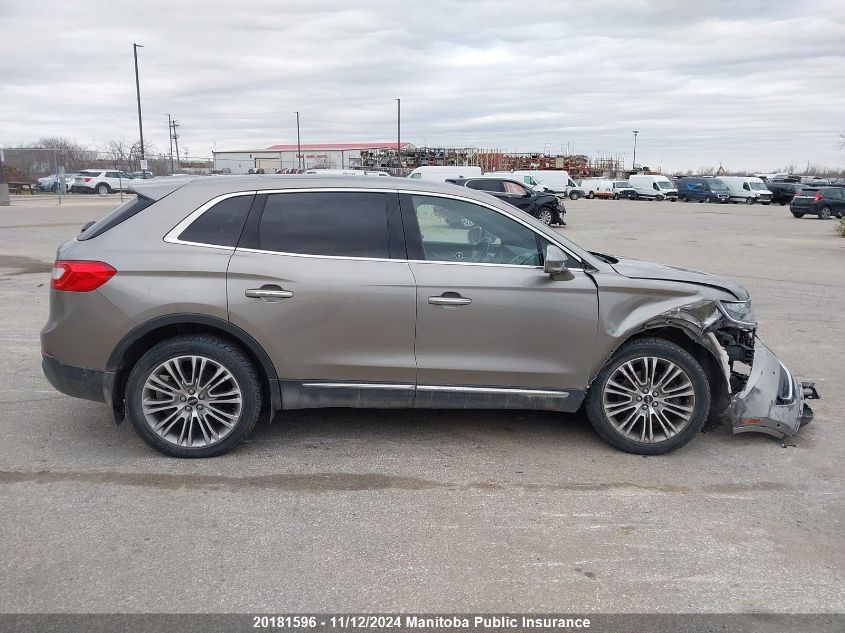 2016 Lincoln Mkx VIN: 2LMTJ8LR8GBL26592 Lot: 20181596