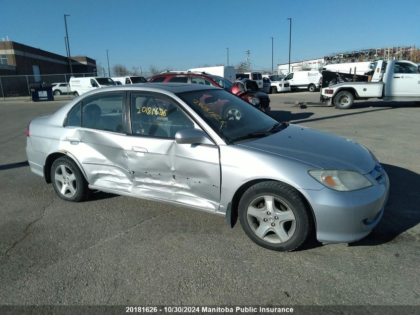 2005 Honda Civic Lx VIN: 2HGES16645H038708 Lot: 20181626