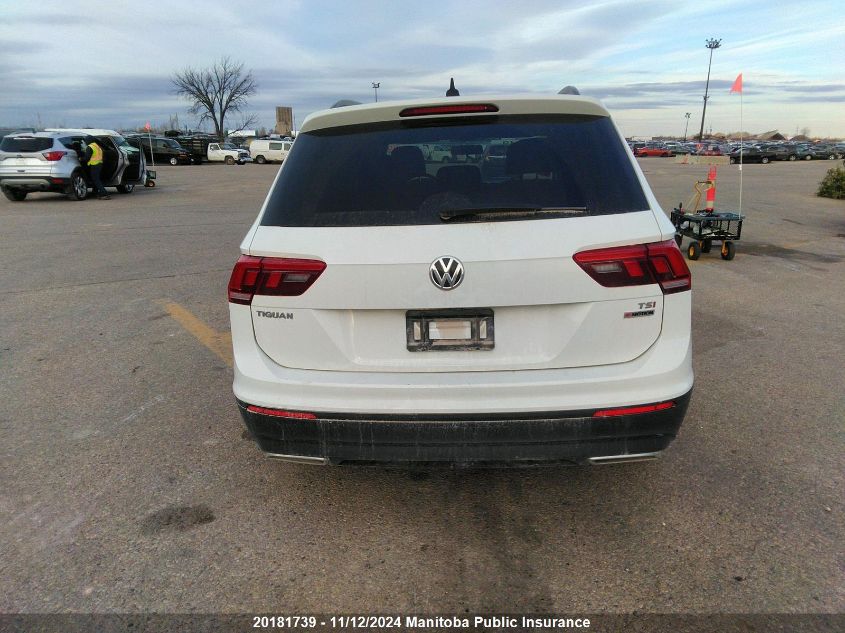 2018 Volkswagen Tiguan 2.0 Tsi VIN: 3VV0B7AX8JM157077 Lot: 20181739