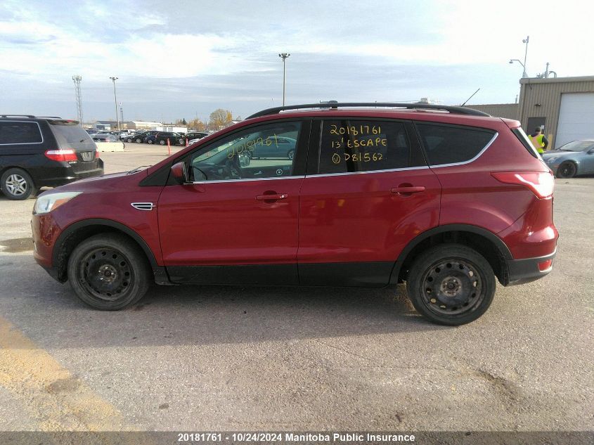 2013 Ford Escape Se VIN: 1FMCU9GX0DUD81562 Lot: 20181761