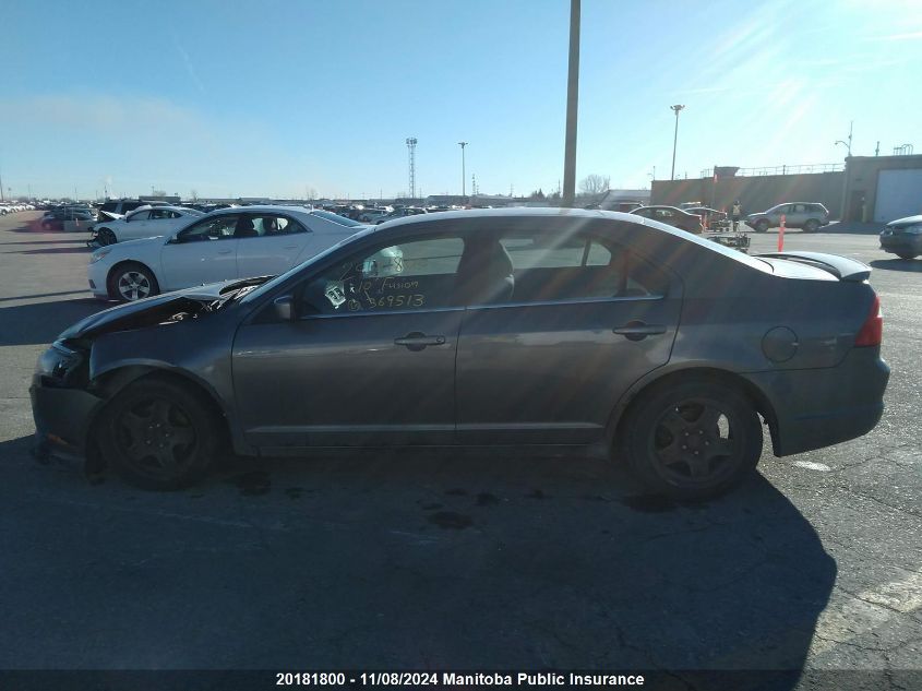 2010 Ford Fusion Se VIN: 3FAHP0HA4AR369513 Lot: 20181800