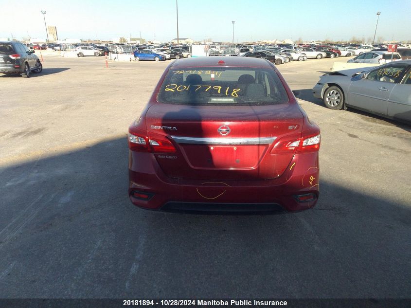 2019 Nissan Sentra 1.8 Sv VIN: 3N1AB7AP7KY321239 Lot: 20181894