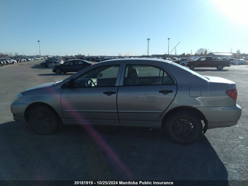 2005 Toyota Corolla Ce VIN: 2T1BR32E15C851911 Lot: 20181919