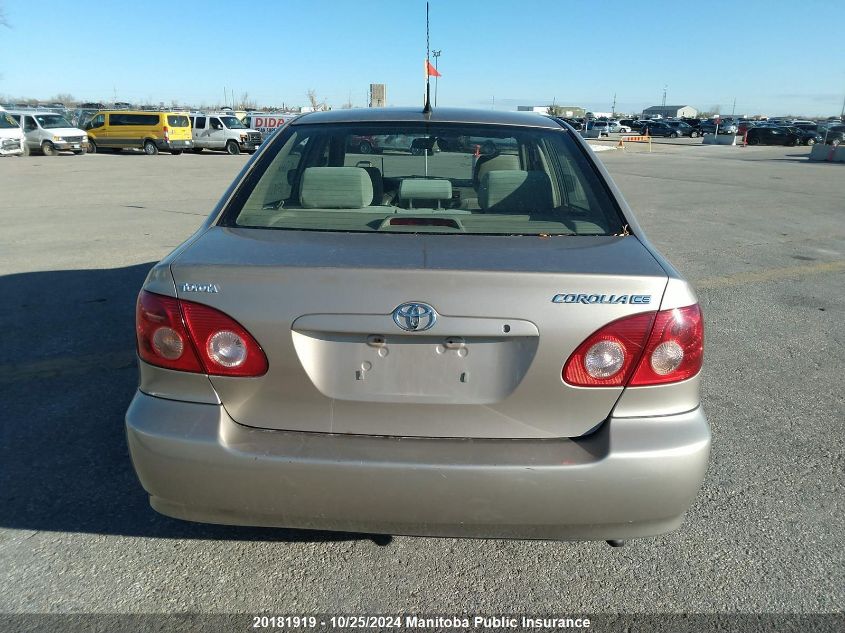 2005 Toyota Corolla Ce VIN: 2T1BR32E15C851911 Lot: 20181919