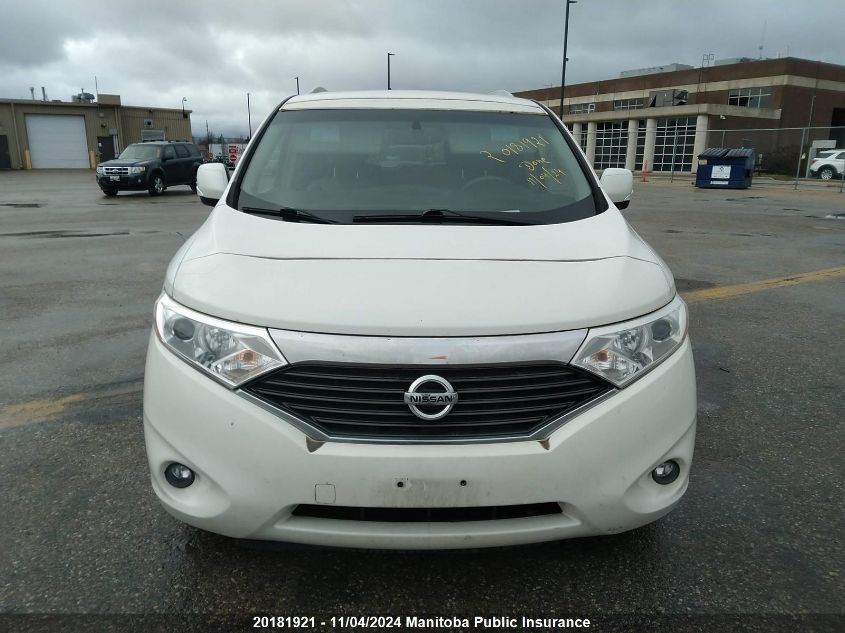 2012 Nissan Quest 3.5 Sl VIN: JN8AE2KPXC9038075 Lot: 20181921