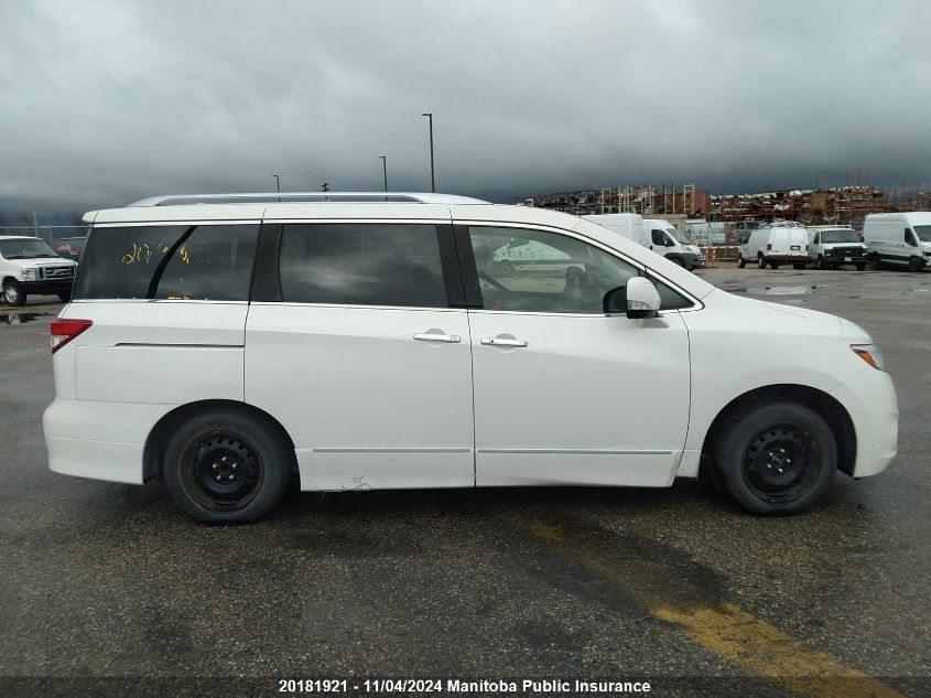 2012 Nissan Quest 3.5 Sl VIN: JN8AE2KPXC9038075 Lot: 20181921